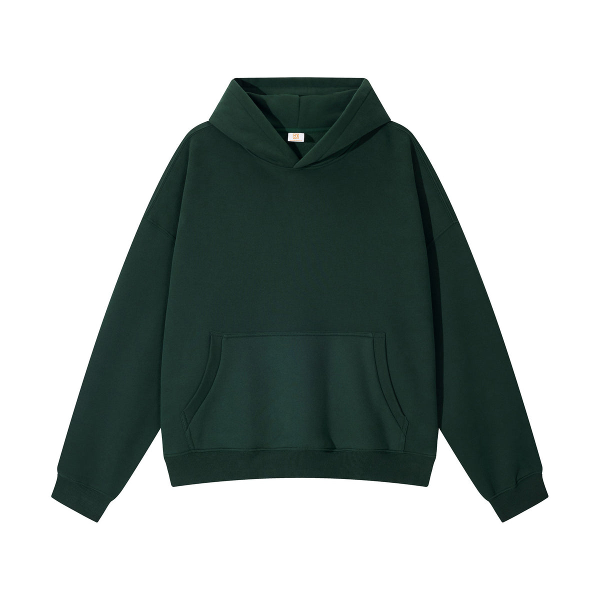 The Boxy Shaped Thickly Lined Heavy-duty Drop Shoulder Pullover Is Available in Samples Hoodie for Men Fall and Winter Style