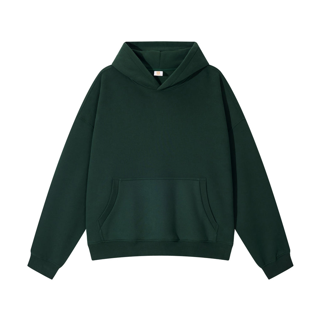 Wholesale Boxy Blank Pullover Fleece Drop Shoulder Sublimation Puff Printing High Quality Manufacturer Hoodies