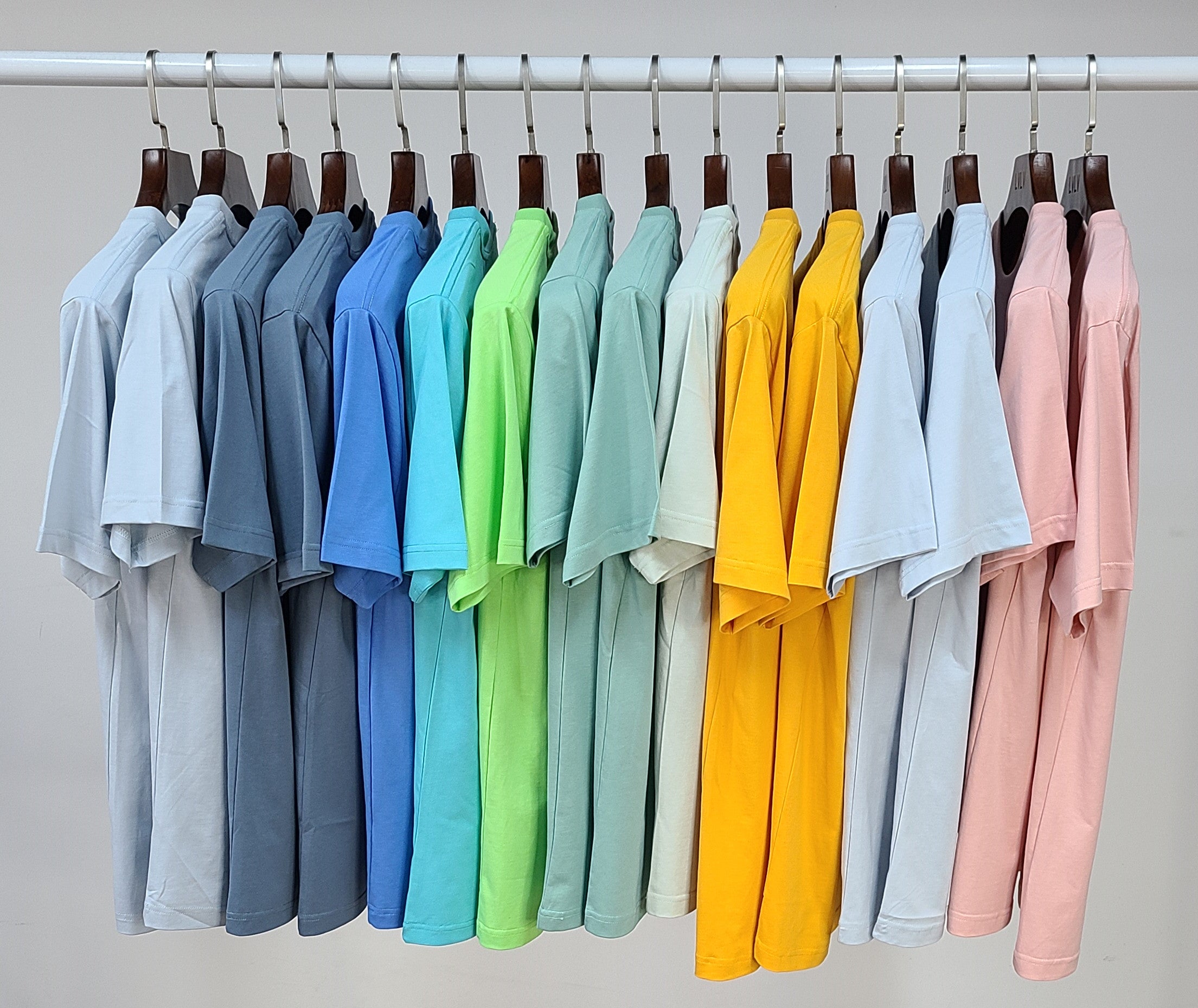 100% Cotton Multicolored Regular Fit Unisex High Quality Round Neck Pure Color Sublimation Heat Transfers for T-shirts