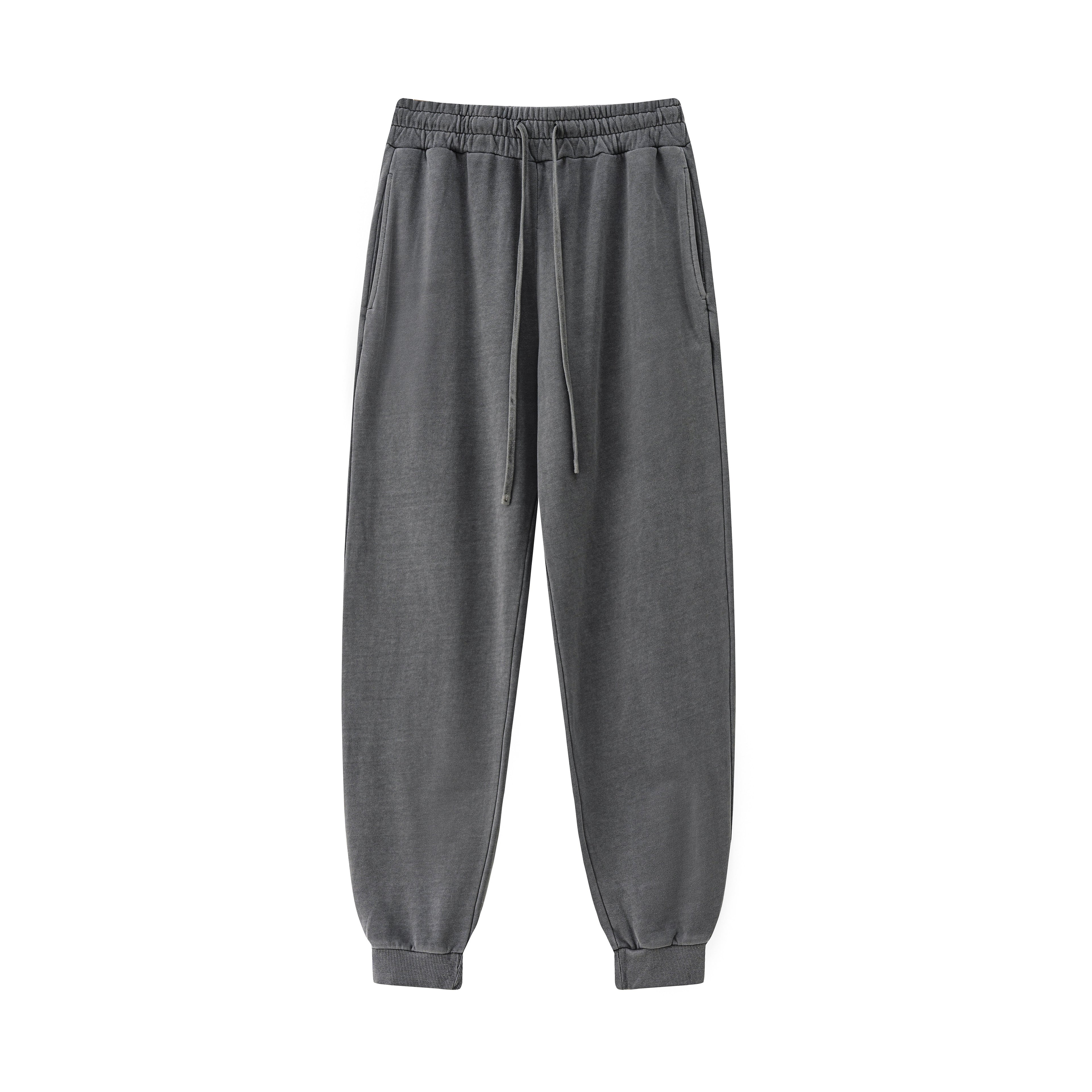 100% Cotton 380g Heavyweight Sweatpants Loose Custom Vintage High Quality Casual Fashion Streetwear Wholesale Sweatpants