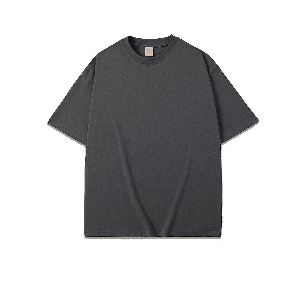 High Quality T-shirt Drop Shoulder Summer Design Custom logo Heavyweight Streetwear Drop Shoulder Pure Color Unisex T-shirts