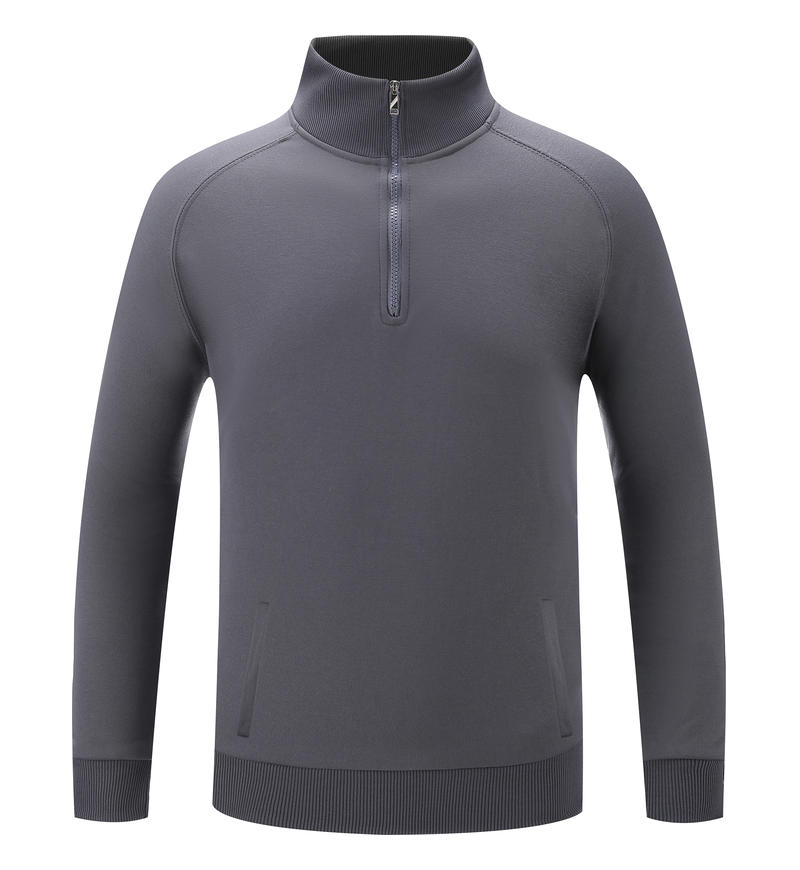 Oem Hoodie Oversize 6 Color Shoulder Insert Half Zip Stand Collar Hoodie Hoodie MAnufacturer Bulk Customize Your Own Hoodie