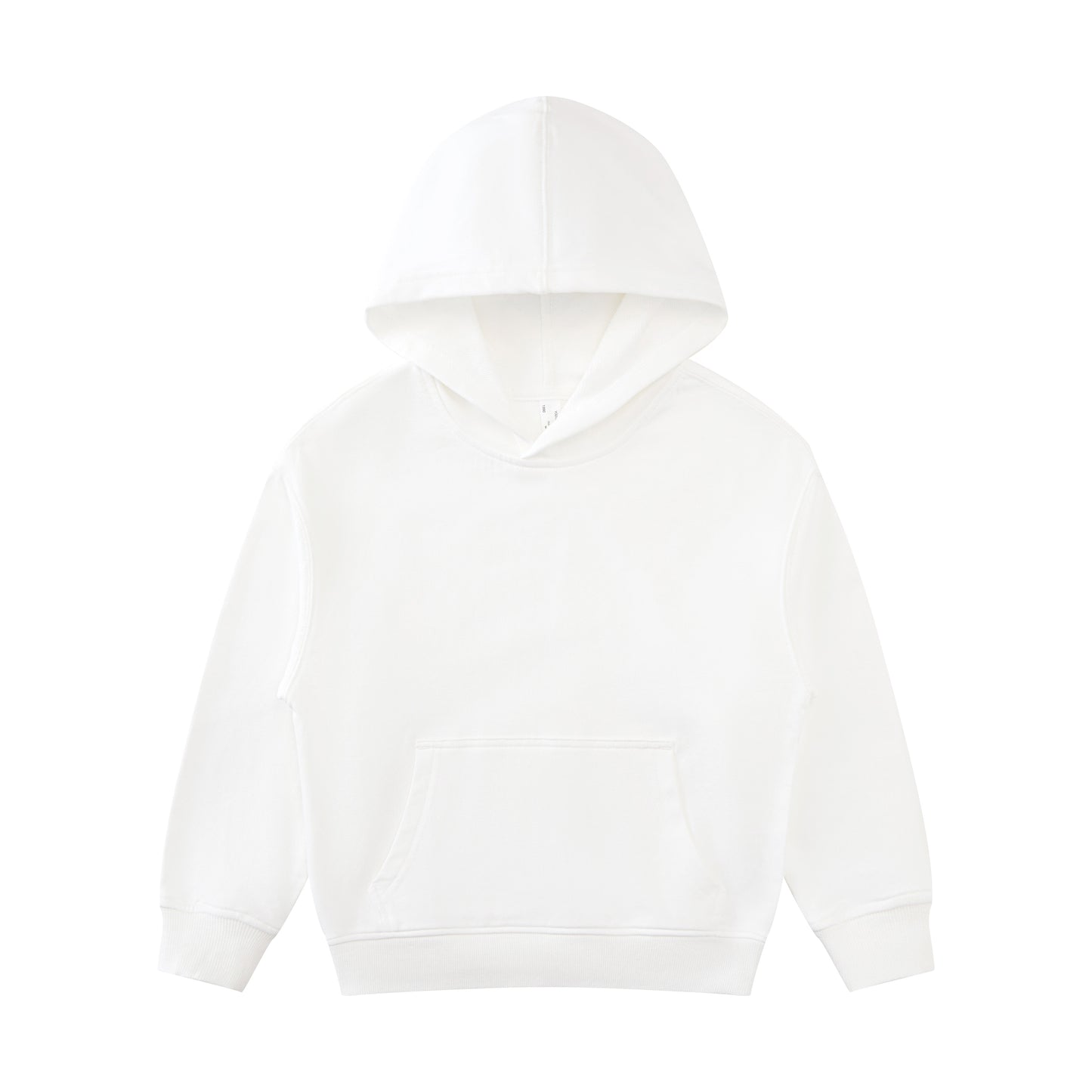 Wholesale Custom Blank Pullover Terry Heavy Cotton Puff Print Streetwear Drop Shoulder Heavyweight Children's Sweaters and Hoodies