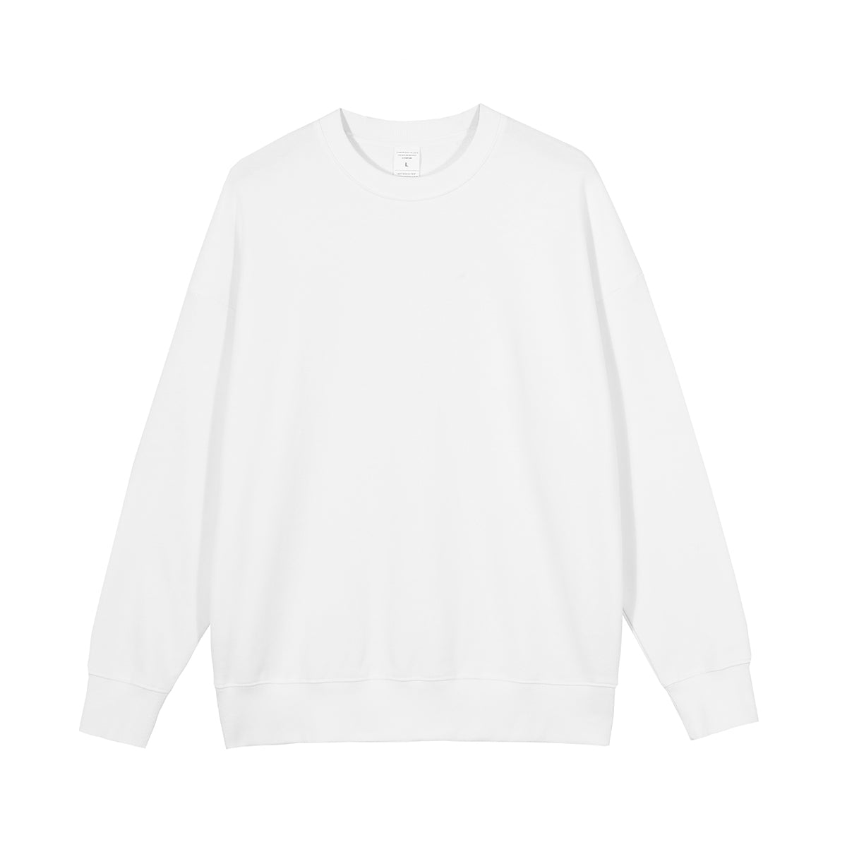 Customized logo Pullover Sweatshirts in a French Style Looped Shoulder and Oversized Design 350 Grams of 100% Cotton Fabric