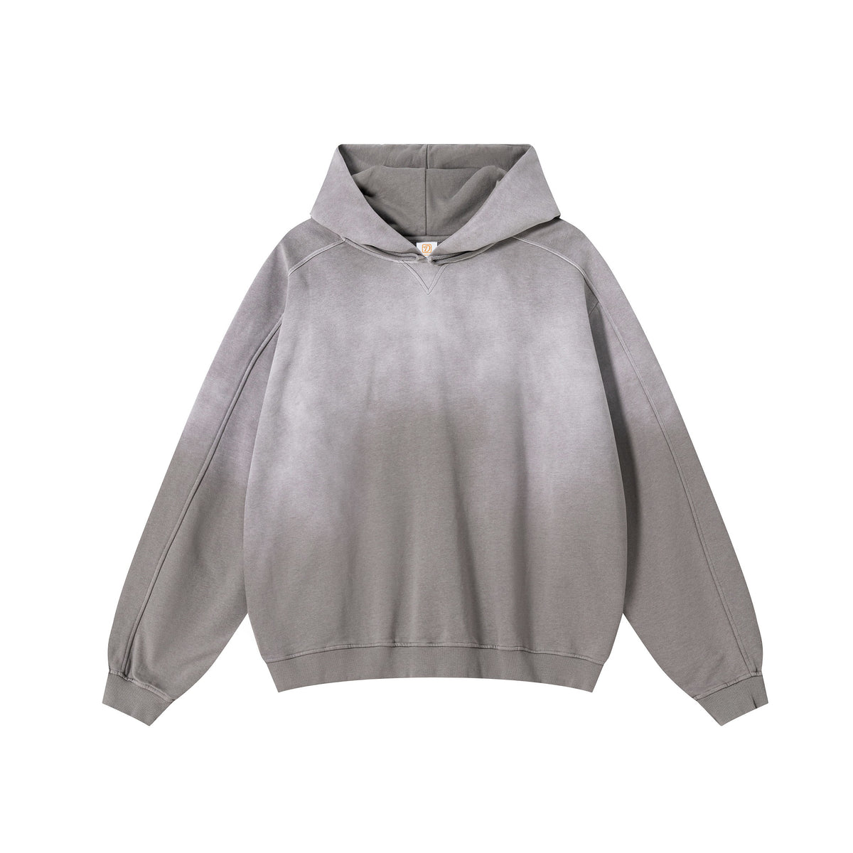 High Quality 100% Cotton Hoodies Vintage Shaped Hoodie with Dropped Shoulders Water Washed Gradient Hoodie From a Trendy Brand