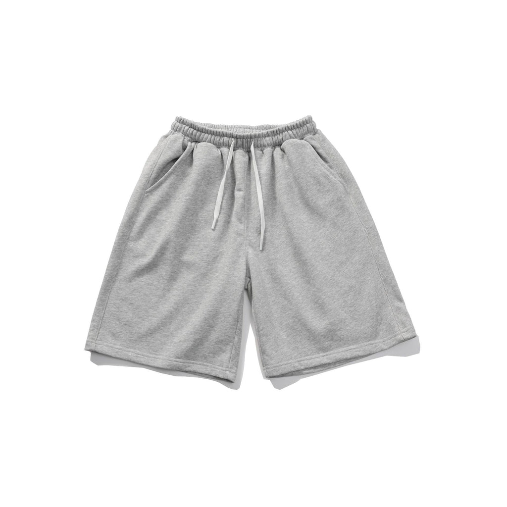 Heavyweight Custom logo Shorts Unisex High Quality Blank Polyester/Cotton Pure Color Screen Printed Heat Transfers for Shorts