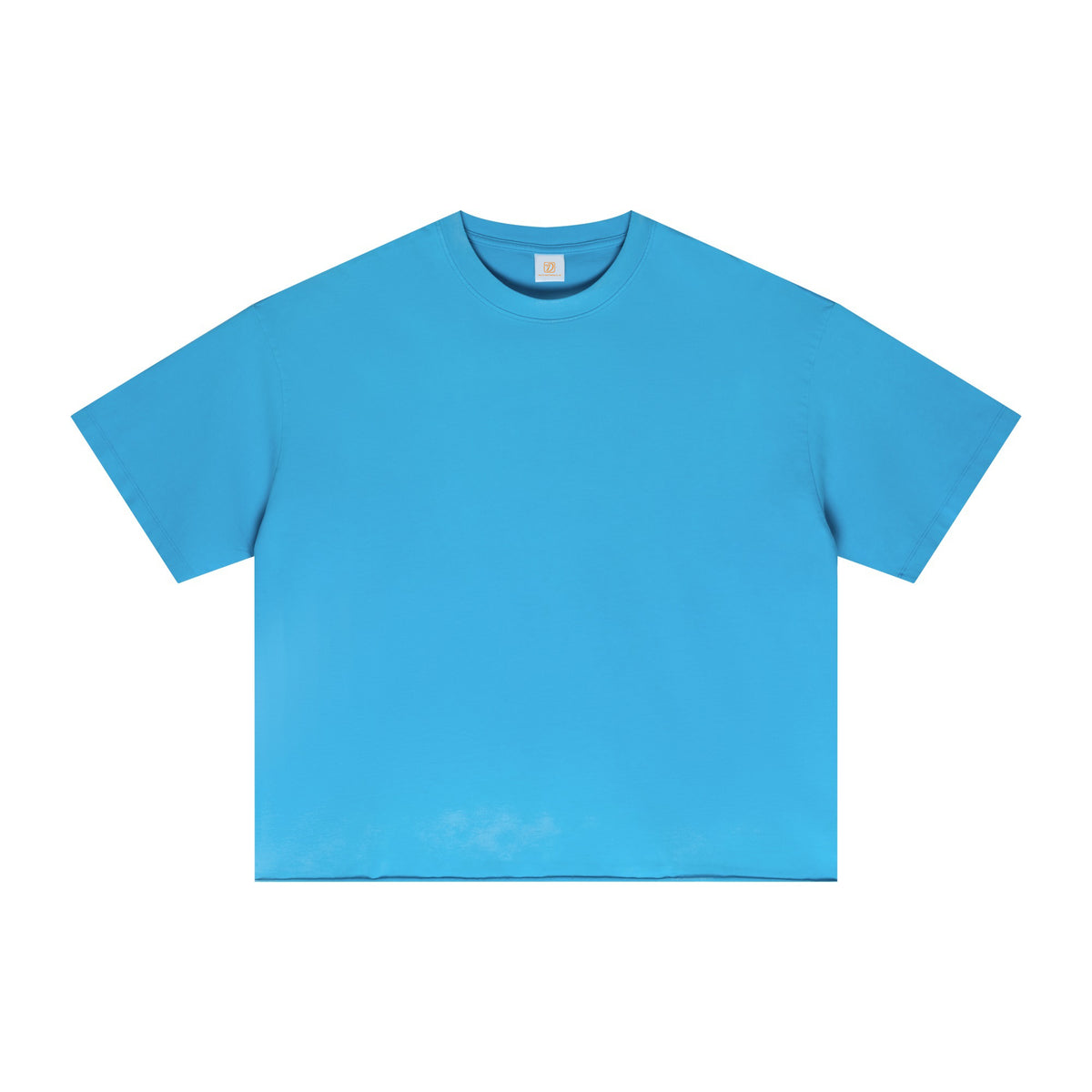 Tshirt Manufacturer Tshirt 100 Cotton Blanc Men's Boxy Gradient Frayed Edge Printed Leopard Print Loose Short Sleeved T Shirt