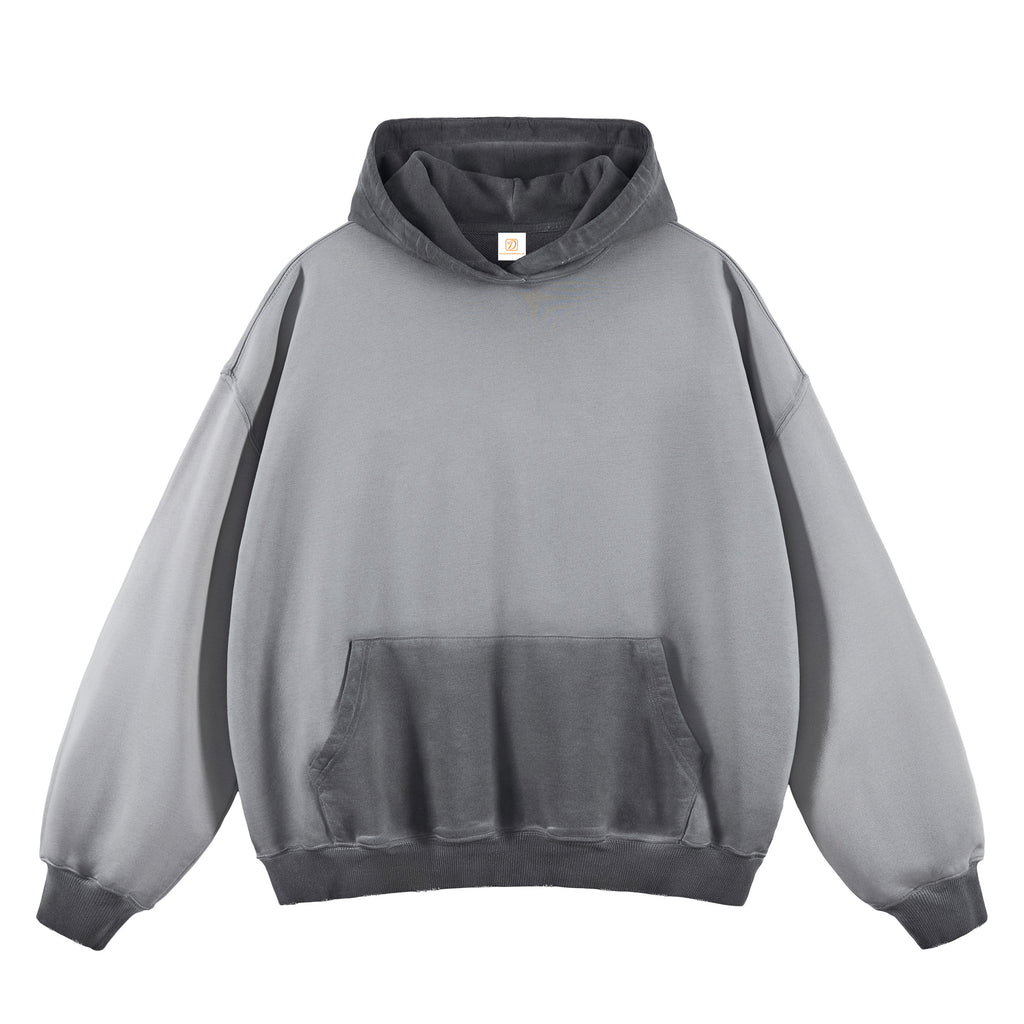 Custom 100% Cotton 420G Heavyweight Custom French Terry Acid Wash High Quality Oversized Streetwear Hoodies Wholesale