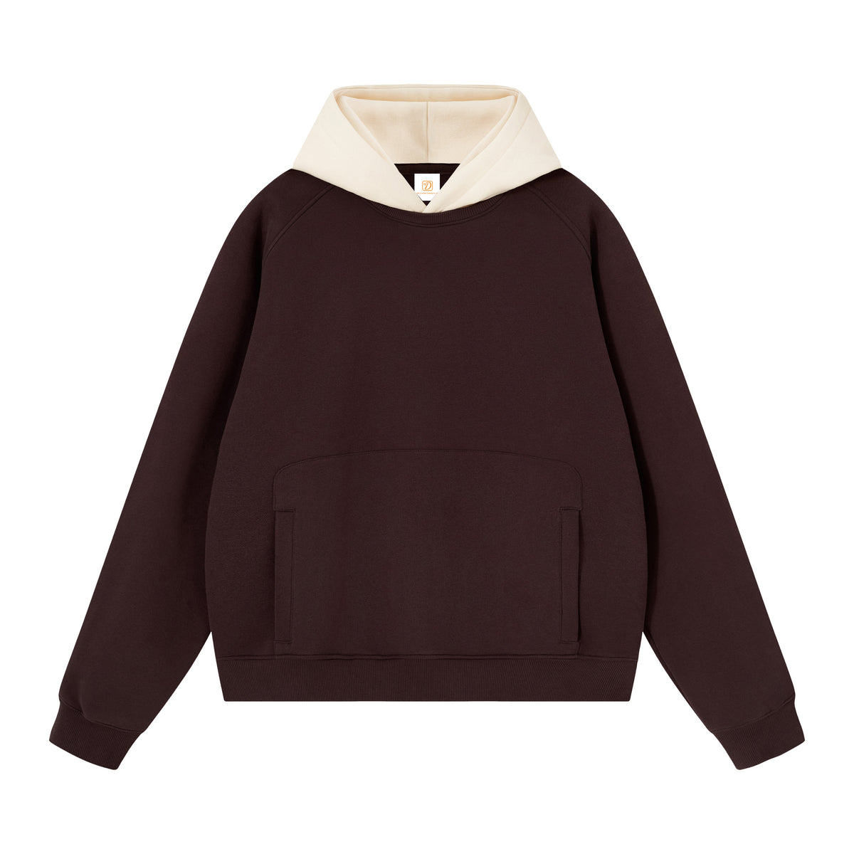 Customize Men Hooded High Quality Your Own Exclusive Design Boxy Color Block Ribbed Loose Fleece Hooded Pullover Winter Style