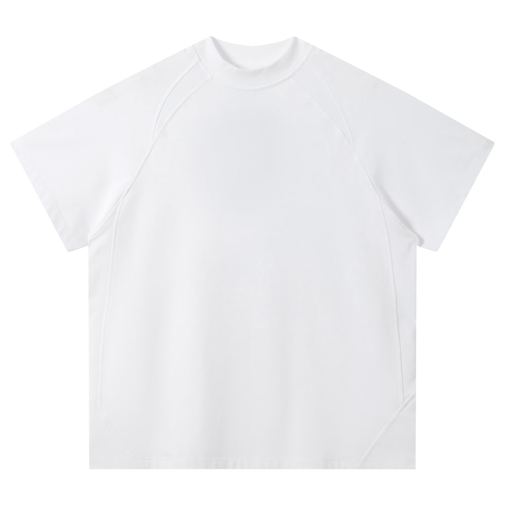 Custom New Design t Shirt Raglan Sleeve High Quality Embroidery logo Streetwear Patchwork Polyester/Cotton Personalized T-shirt