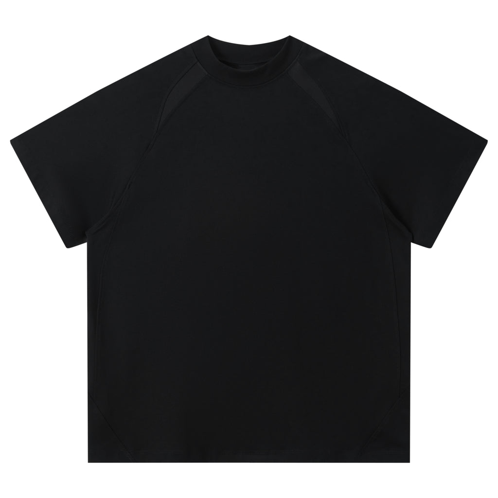 Custom New Design t Shirt Raglan Sleeve High Quality Embroidery logo Streetwear Patchwork Polyester/Cotton Personalized T-shirt