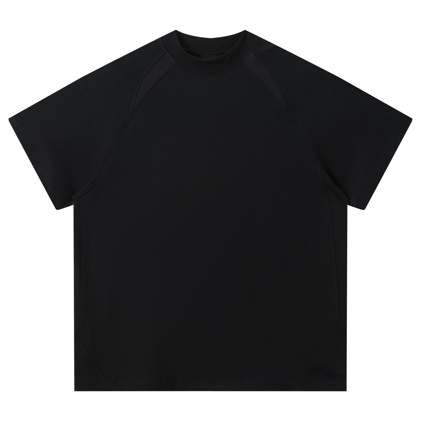 2026 Summer Short Sleeve T-shirt Custom Puff Printing Round Neck Blank High Quality Raglan Sleeve Embroidery Streetwear T-shirt