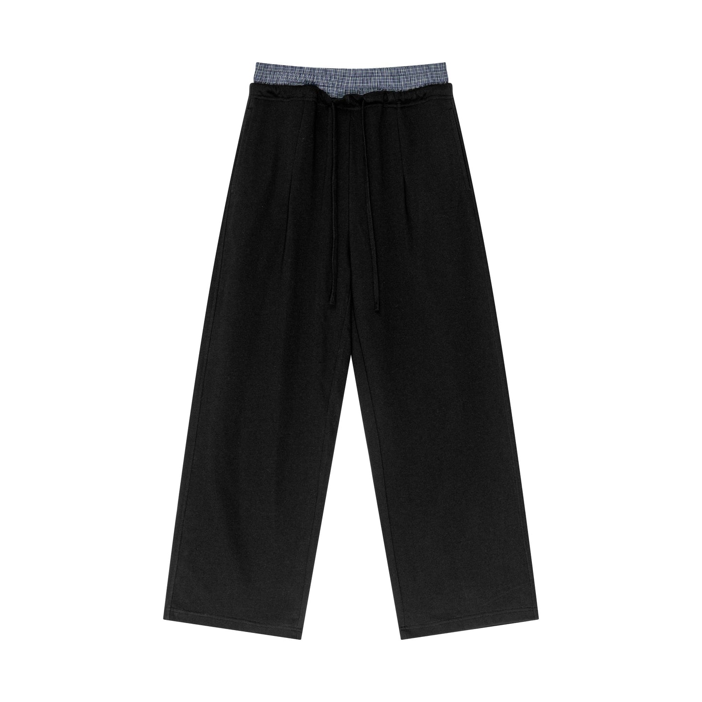 Customized Sweatpants Seamless Double Waistband Wide Leg Jogger Pants Slim Fit Athletic Trousers Men Tshirts High Quality