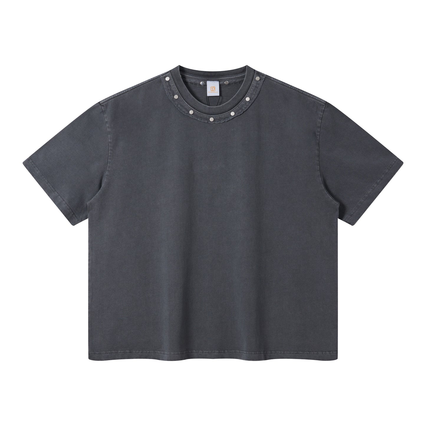 Boxy Men's T-shirt Casual High Quality Plain High Quality Streetwear Puff Printing Vintage Crew Neck Summer Short Sleeve T-shirt