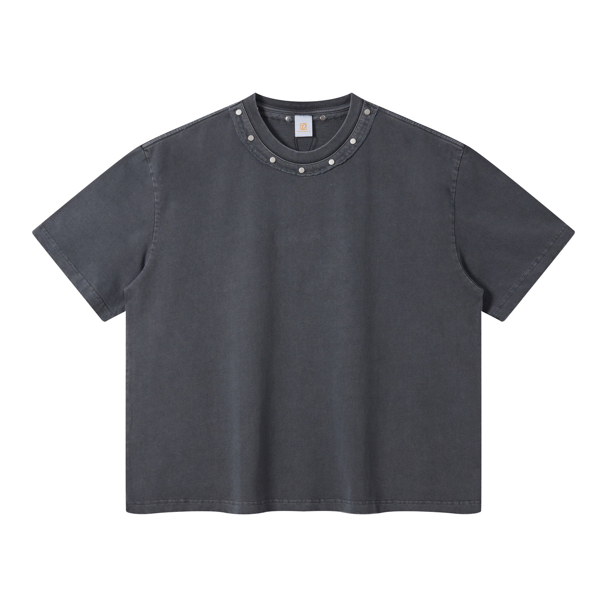 Tshirt 100 Cotton Blanc Pure Cotton Washed and Distressed Plaid Patchwork Retro T-shirt Loose Fitting Cotton Casual Brand