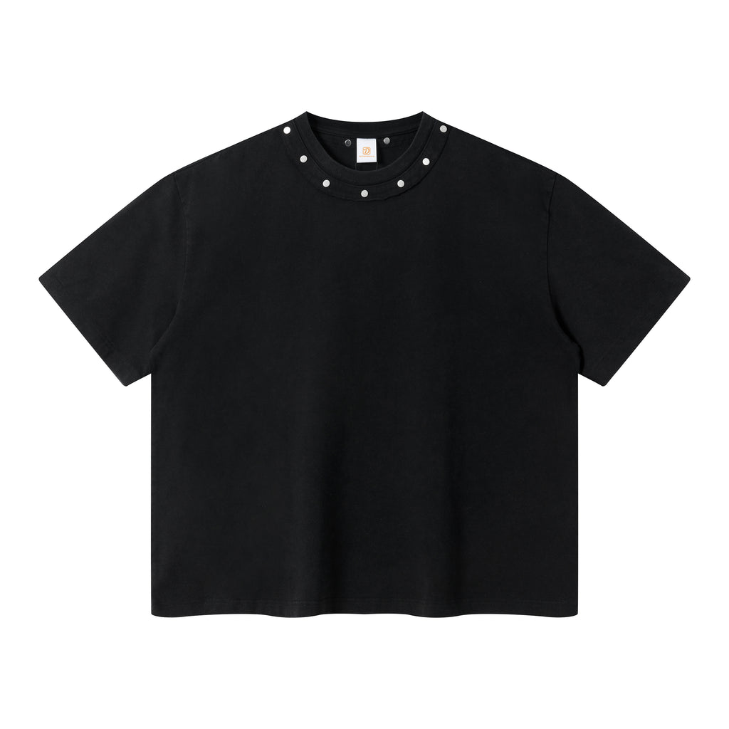 High Quality T-shirt 100% Cotton Summer Short Sleeve Custom Puff Printing Streetwear Boxy Fashion Wholesale Plain Men's T-shirts