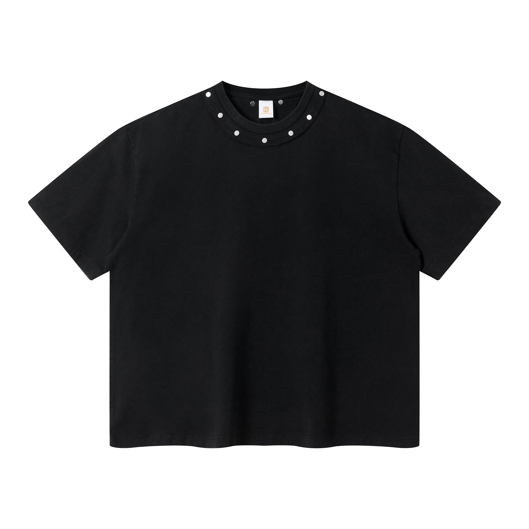 Vintage Boxy Men's T-shirts Streetwear New Style High Quality Custom Washed Heavy Cotton Patchwork Desgin Plain t Shirt 119