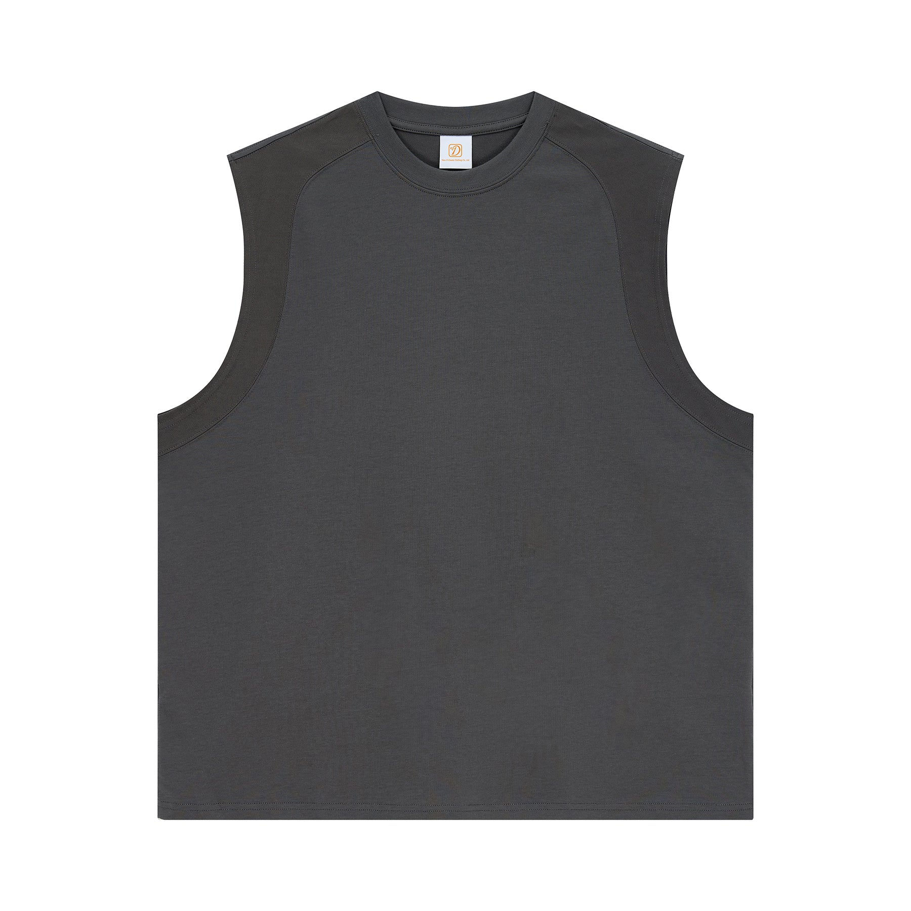 Customized T-shirt Sleeveless Summer Pure Color High Quality Puff Print Quicky-drying New Design Personalized Men's T-shirts