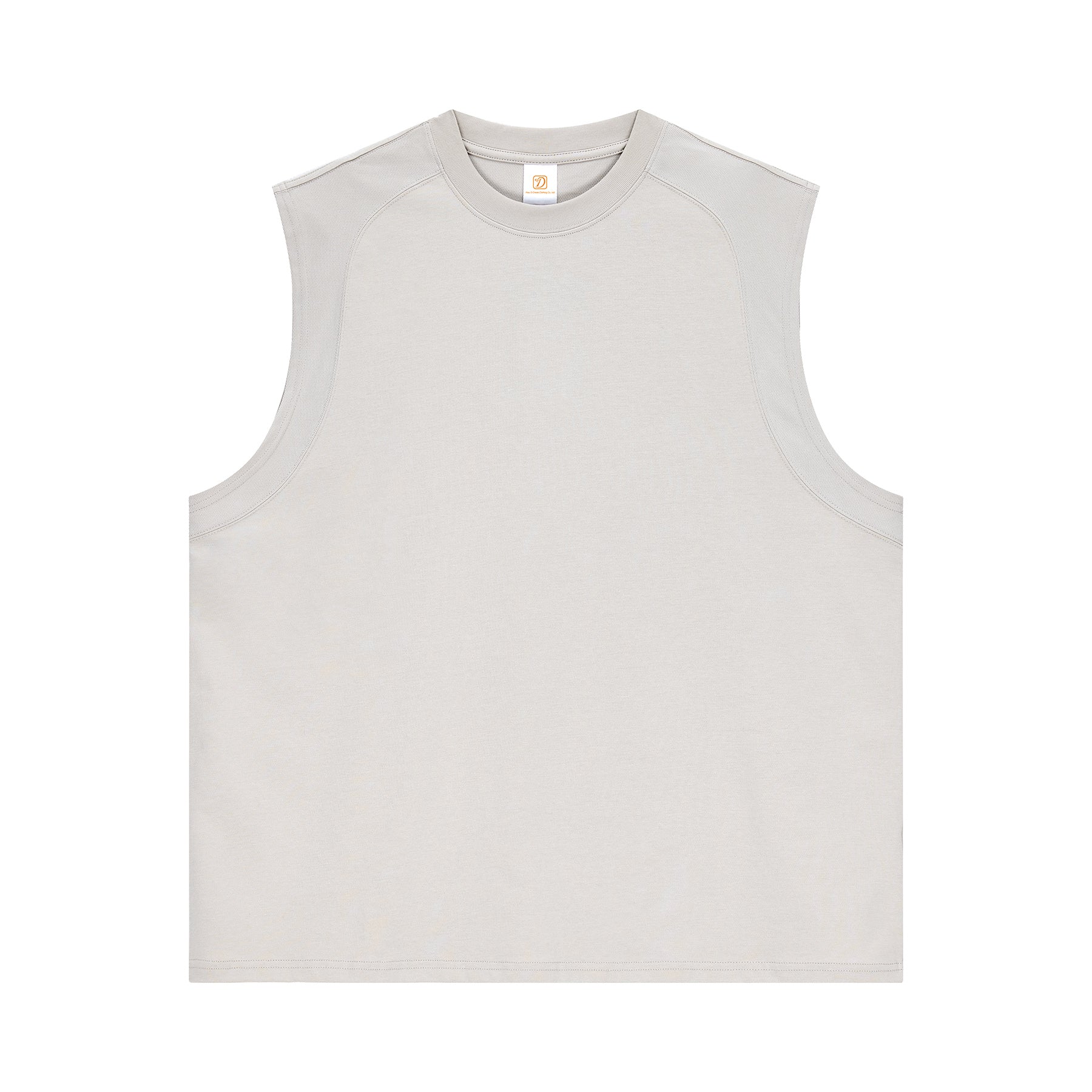 Customized T-shirt Sleeveless Summer Pure Color High Quality Puff Print Quicky-drying New Design Personalized Men's T-shirts