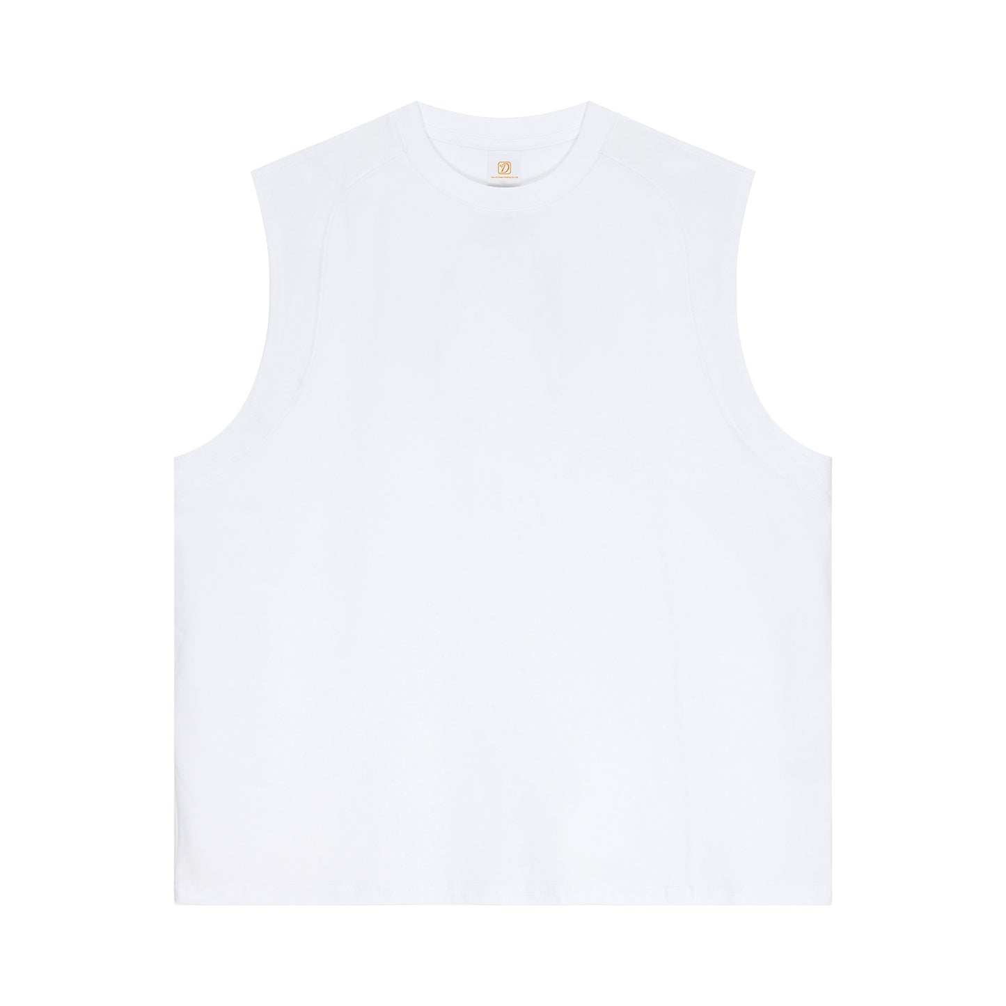 Customized T-shirt Sleeveless Summer Pure Color High Quality Puff Print Quicky-drying New Design Personalized Men's T-shirts