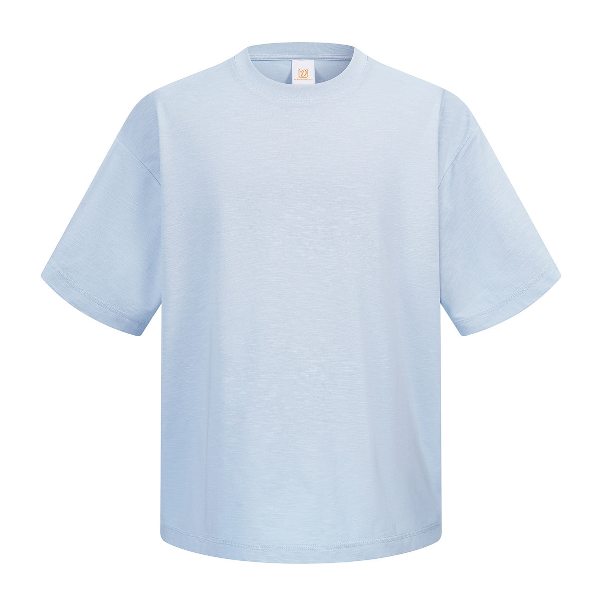American Style Customize Your Own Exclusive Design Corduroy Cotton Cooling Cotton T Shirt Solid Color Round Neck Summer Version