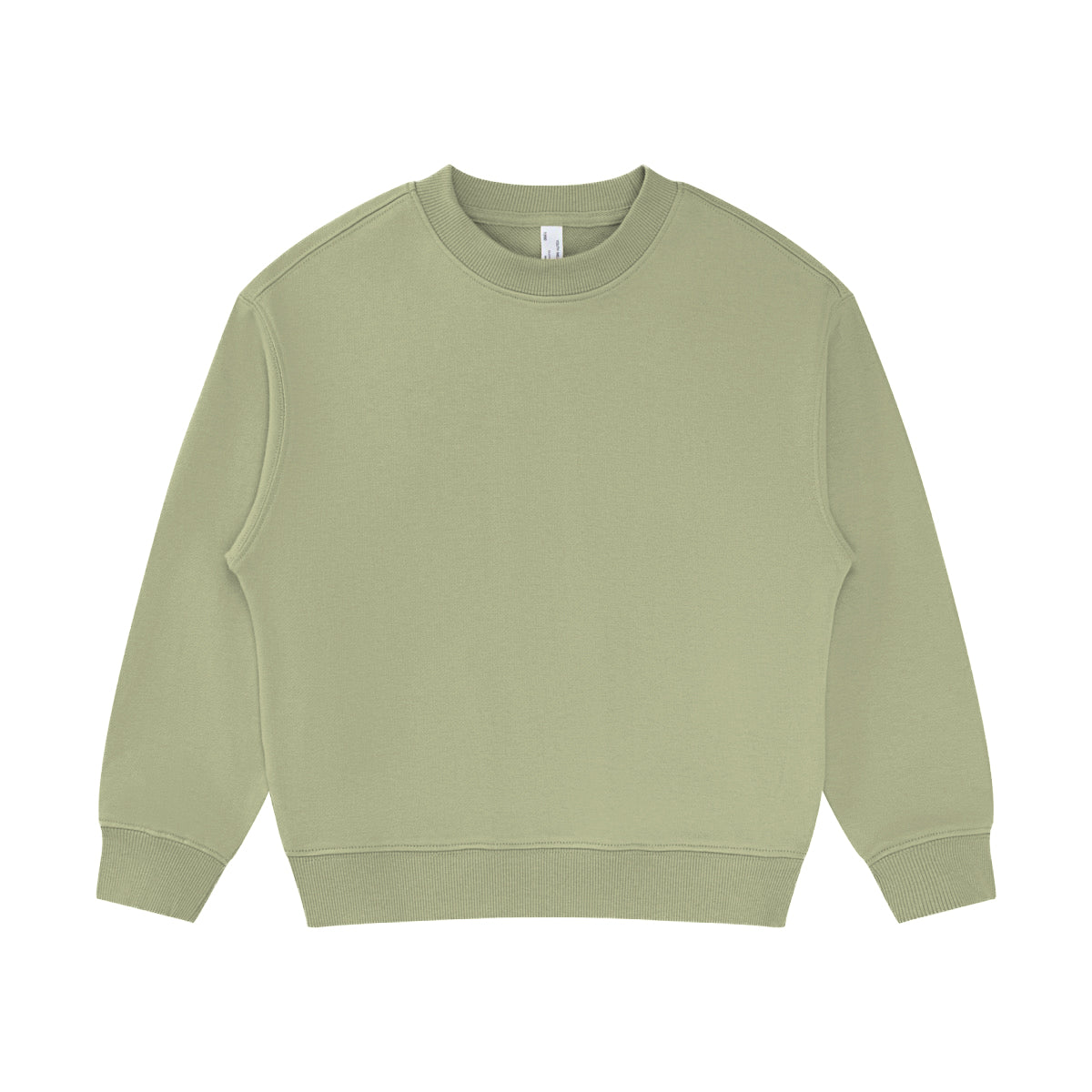 Customize Your Own Exclusive Design Crewneck Sweatshirt 100%  Cotton Blanc Children's Plain Oversized Crewneck Sweatshirt