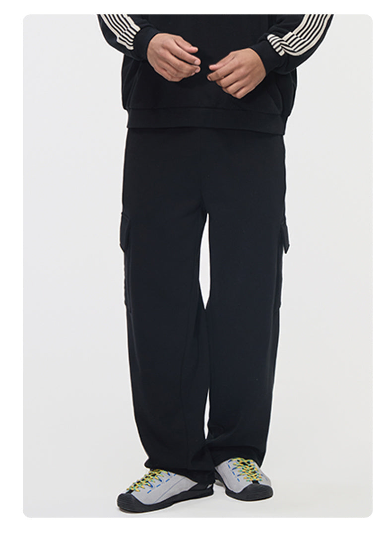 Contrasting Color Stripe Casual Sweatpants American Style From a Trendy Brand Sweatpants Can Customize Your Favorite Pattern