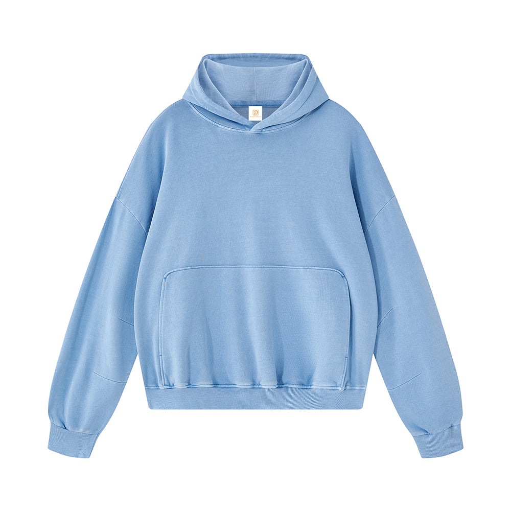Loose Fitting Cotton Casual Brand Hoodie Birun Washed Cotton American Style Sweatshirt Pure Cotton BOXY Fall Winter Hoodie