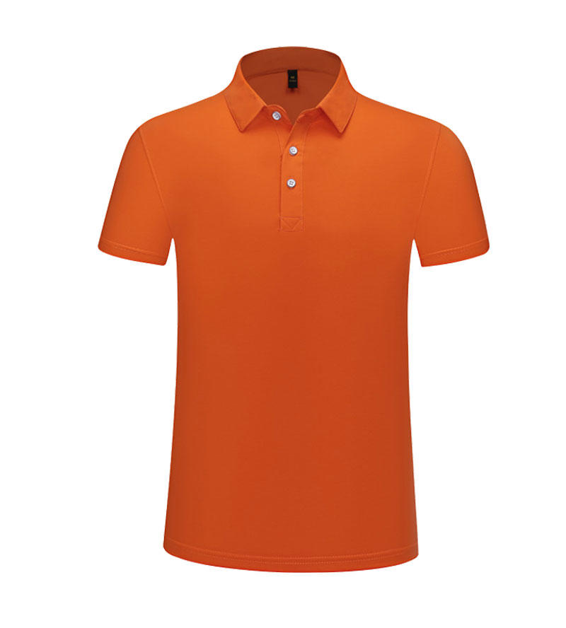 Fashion 8 Color 100% Ice Silk Cotton Short Sleeved POLO Smooth and Soft with Draping Effect Polo Tshirt Unisex Summer Version