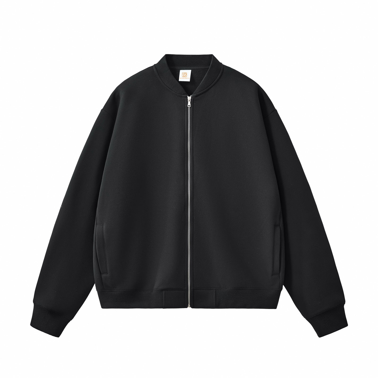 Custom Streetwear Baseball Jacket Hoodie Blank High Quality Fleece Distressed Embroidery Fashion Hoodies & Sweatshirts