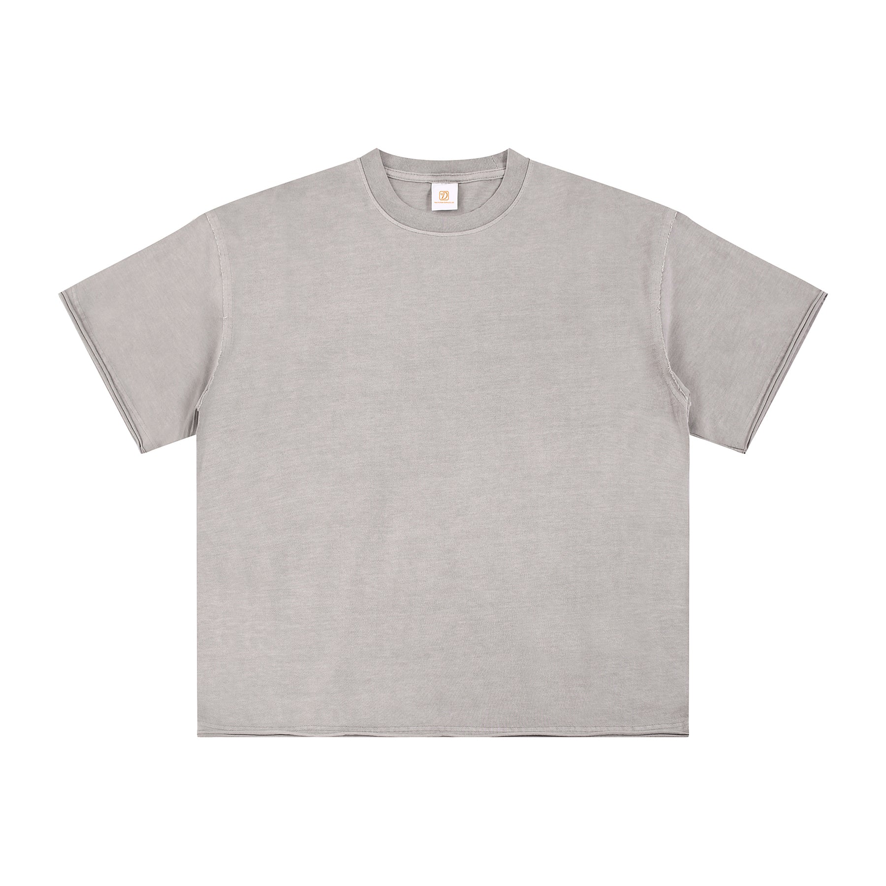 100% Cotton Custom T-shirt Vintage High Quality Streetwear Wax Printing Custom Design Short  Sleeve Round Neck Plain t Shirt