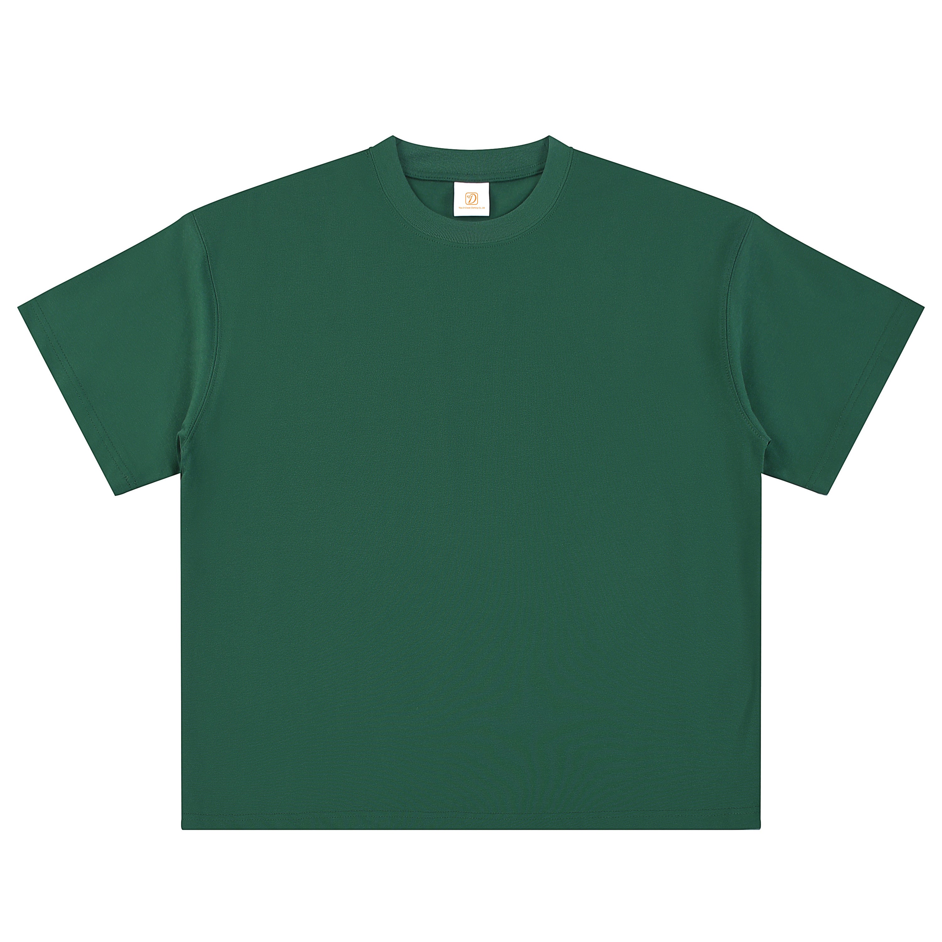 Loose Drop Shoulder T-shirt Heavy Cotton Summer Fashion Casual High Quality Streetwear Embroidery logo Custom Plain t Shirt