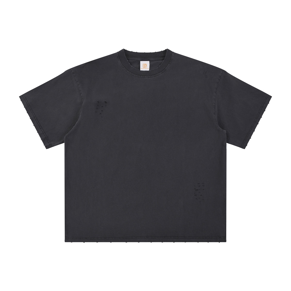 Tshirt Custom logo Cut a Water Washed Pure Cotton Short Sleeved T Shirt Can Design Patterns for You for Free Tshirt 100 Cotton
