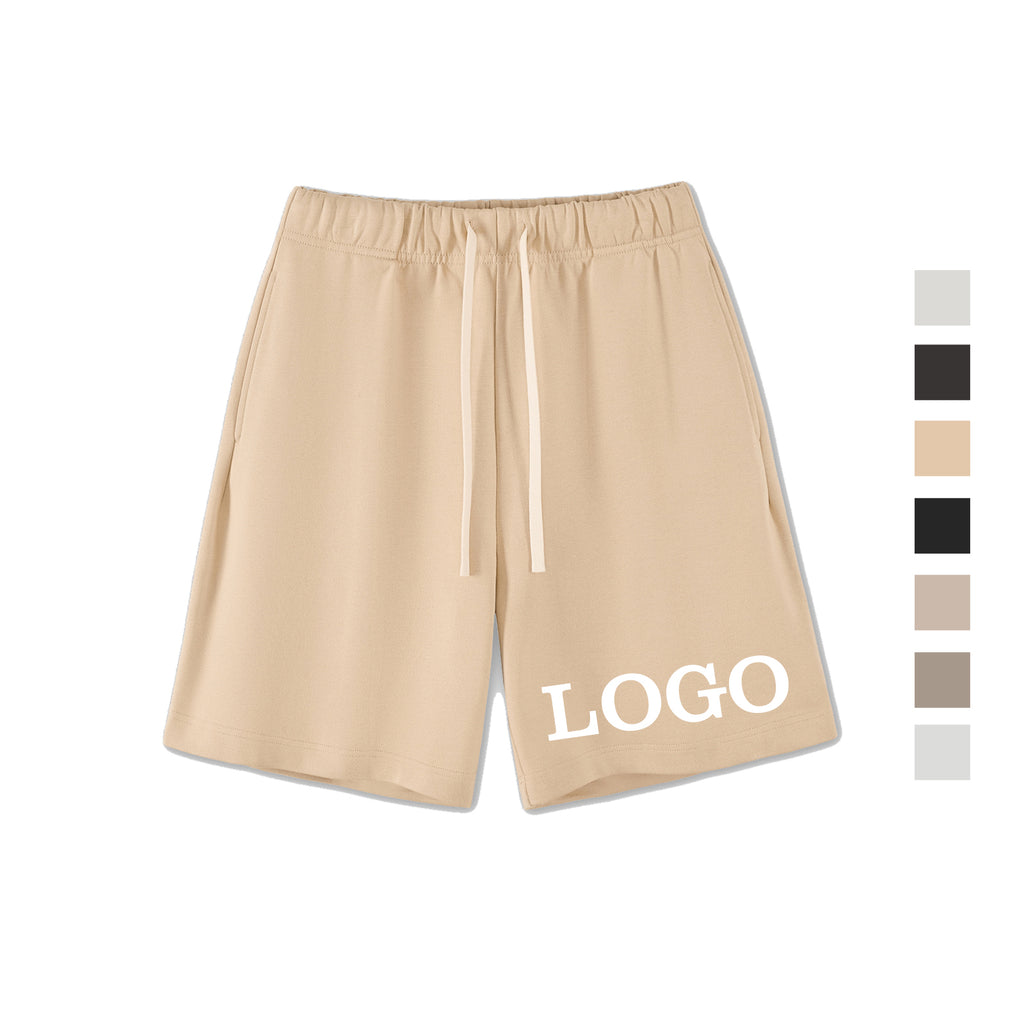 Clothing Manufacturer Custom Heavyweight Shorts Streetwear Summer Design  Unisex High Quality Pure Color Wholesale Shorts