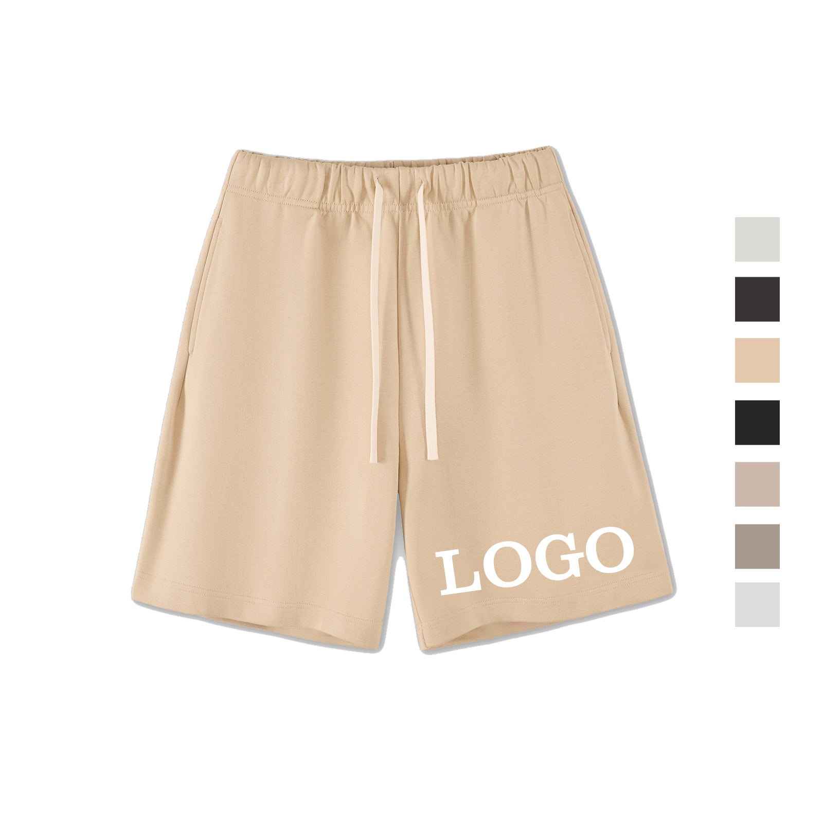 Clothing Manufacturer Custom Heavyweight Shorts Streetwear Summer Design  Unisex High Quality Pure Color Wholesale Shorts