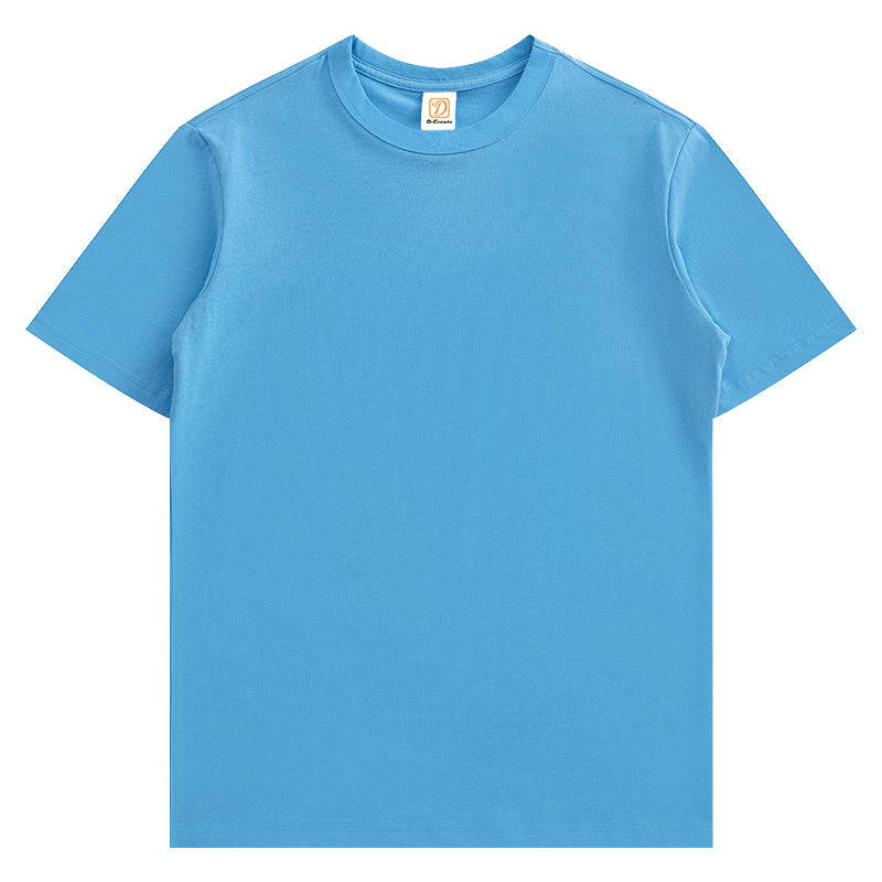 Multi Color Regular Fit Tshirt Custom Blank Streetwear Heavy Cotton O-neck Short Sleeve Heavyweight Heat Transfers for T-shirts
