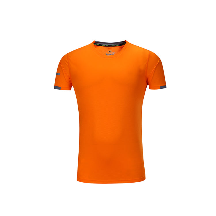 Oem Brand Summer t Shirt for Men High Quality Quick Drying Horizontal Stripe Jacquard Fabric Plain Tshirts for Printing