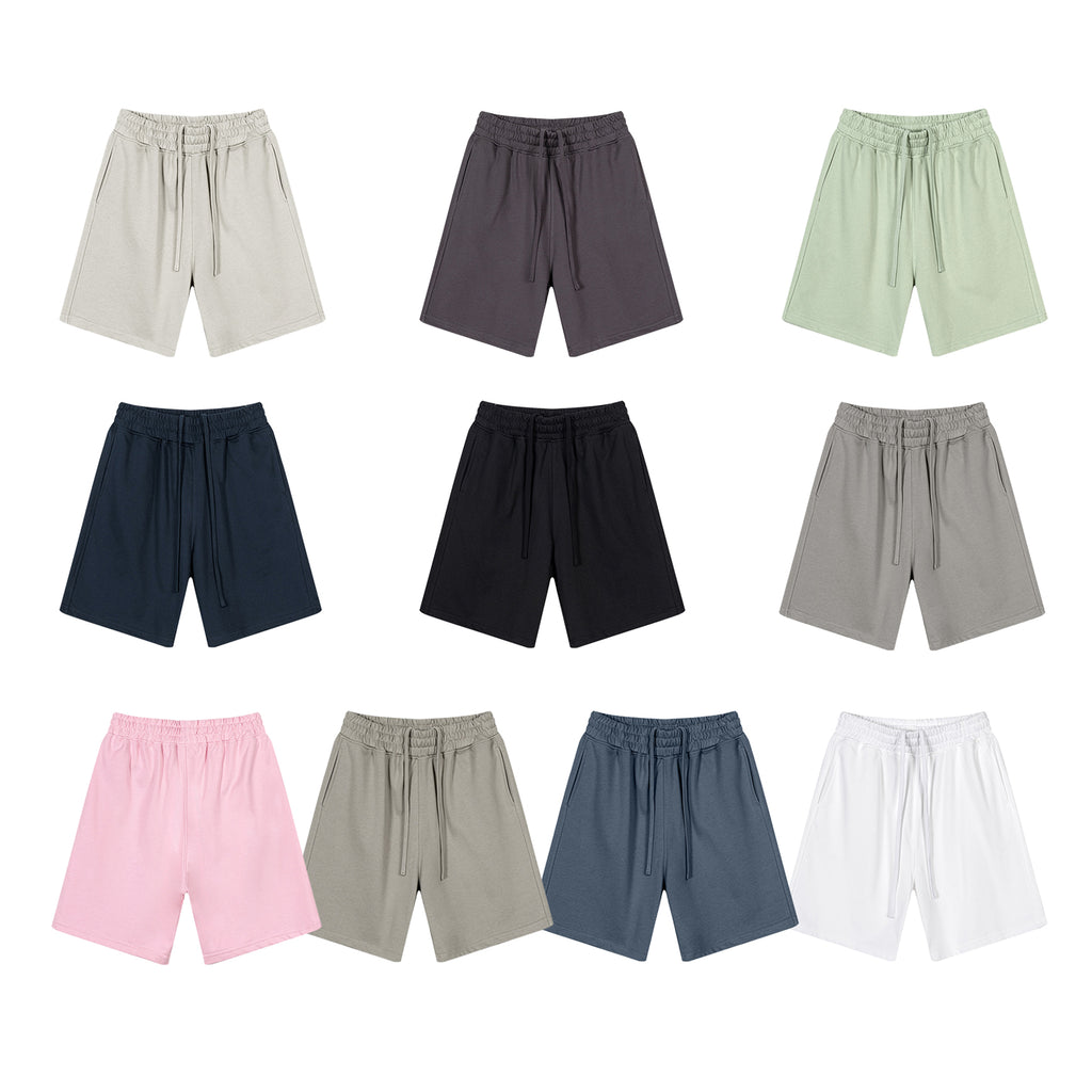 Customized Short High Quality Blank Loose Summer Pure Color Streetwear Fashion New Design Dtf Transfers for Shorts