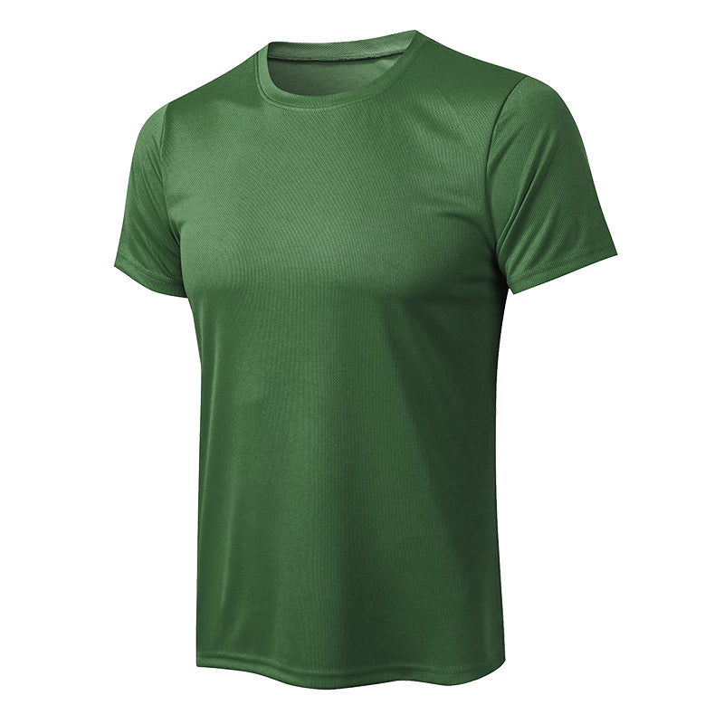 Custom T-shirts logo Loose Quick-drying Breathable Short Sleeve High Quality Pure Color Screen Print High Quality T-shirts