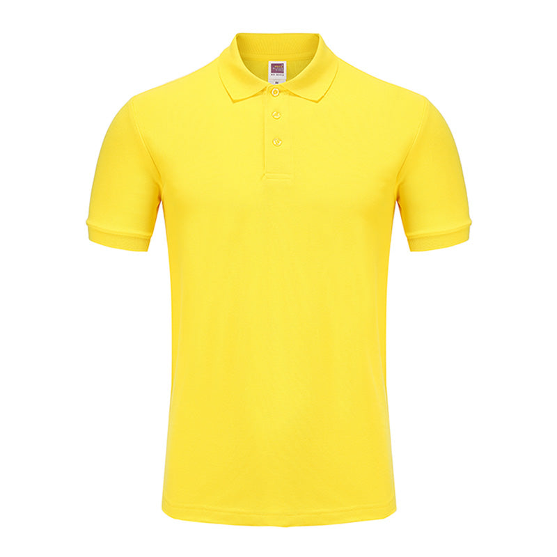 Mens Polo Shirts Wholesale Customized logo 18 Color Solidcolor Adult Short Sleeved High Quality Polo Shirt Summer Version