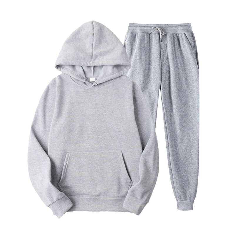 Winter Style 100%polyester Pullover Set Fit Model Suit Customized You Like Patterns Loose Fitting Casual Brand Vintage Suit