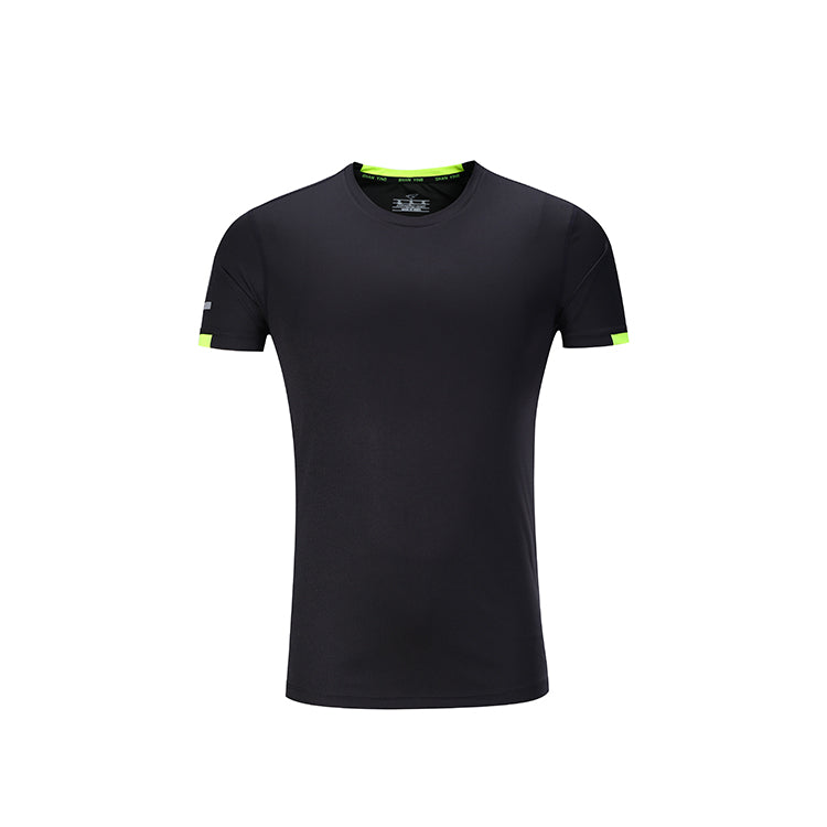 Oem Brand Summer t Shirt for Men High Quality Quick Drying Horizontal Stripe Jacquard Fabric Plain Tshirts for Printing