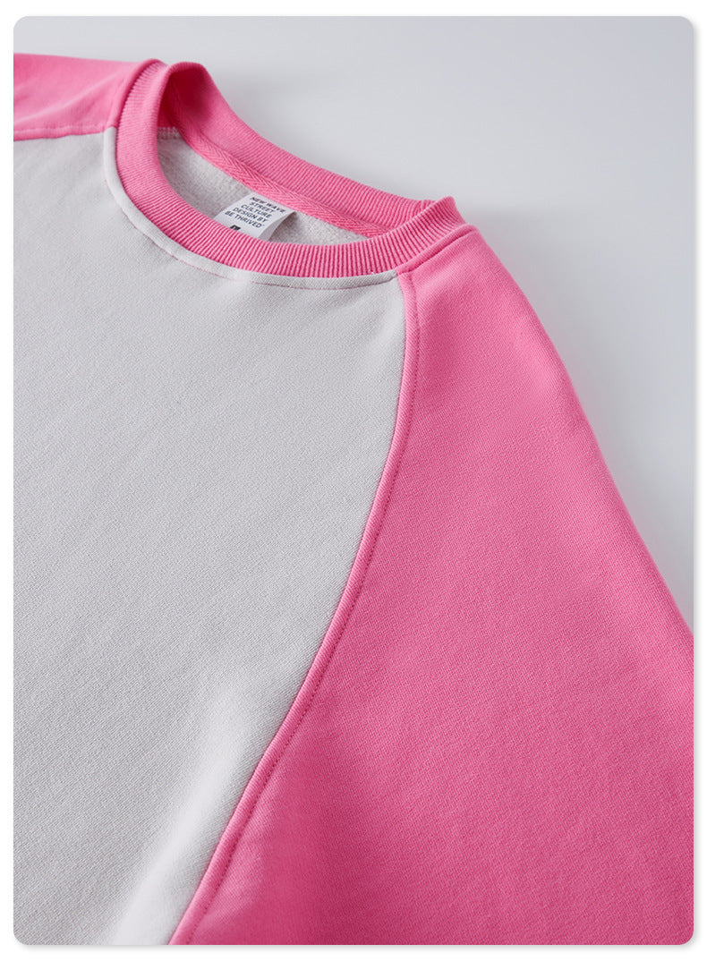 100% Cotton Heavyweight Hoodie Vintage Raglan Sleeve Oversized Hip-hop High Quality Drawstring Streetwear Fashion Winter Hoodie