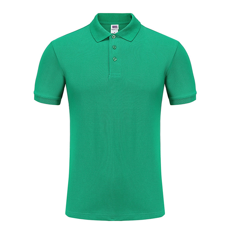 Mens Polo Shirts Wholesale Customized logo 18 Color Solidcolor Adult Short Sleeved High Quality Polo Shirt Summer Version