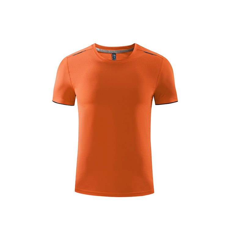 Men's T-shirts Lightweight Blank Polyester Custom Screen Printed Quick-drying Round Neck Sport  Heat Transfers for T-shirts