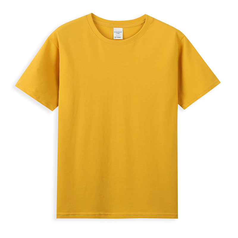 Plus Size Men's T-shirt Regular Fit High Quality Multi Color Blank Streetwear 100% Cotton Black Plain Tshirts for Printing