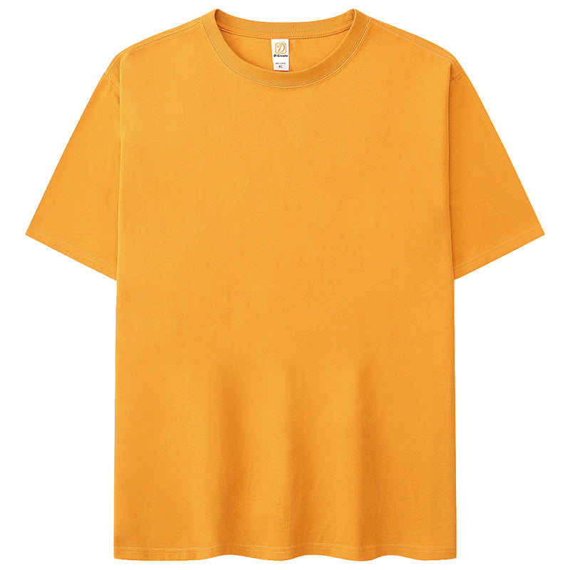 Men's T-shirts Custom Loose Short Sleeve Wholesale High Quality 100% Cotton Oversize Personalized Heat Transfers for T-shirts