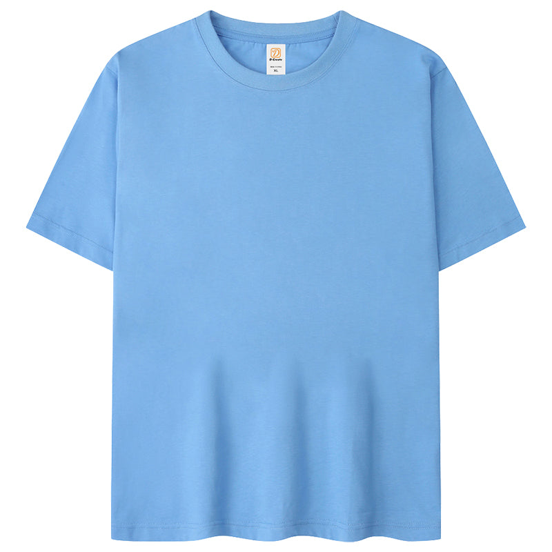205g 100% Cotton t Shirts Plus Size High Quality Multi Color Fashionable Summer Short Sleeve High Quality Regular Fit Tshirt