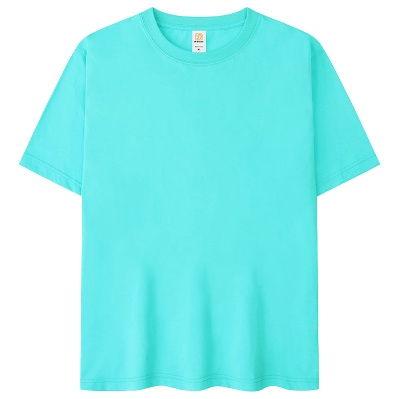 205g 100% Cotton t Shirts Plus Size High Quality Multi Color Fashionable Summer Short Sleeve High Quality Regular Fit Tshirt