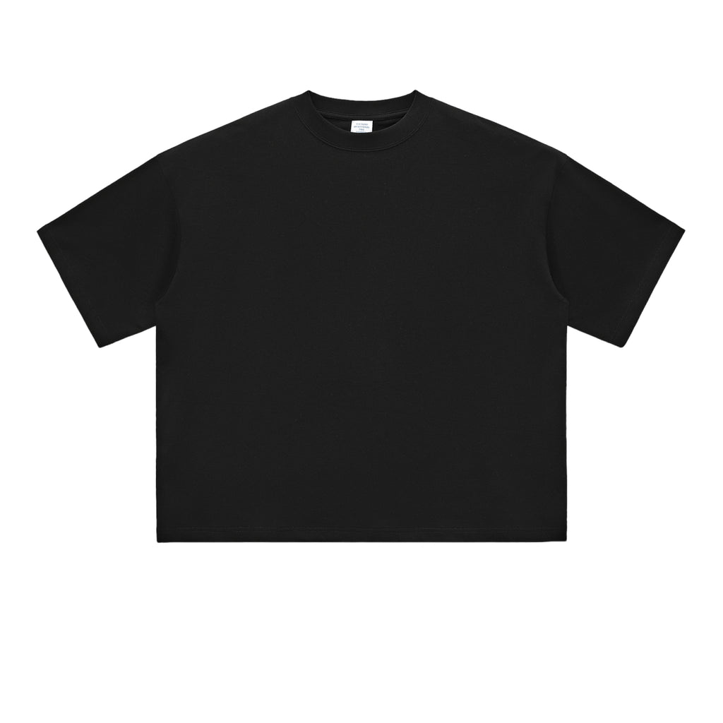 Boxy t Shirts Loose Fashionable Short Style High Quality Custom Pure Color Round Neck Cotton t Shirtplain Tshirts for Printing